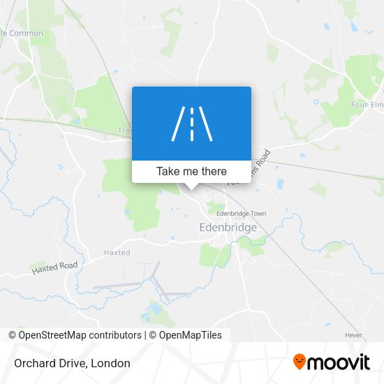 Orchard Drive map