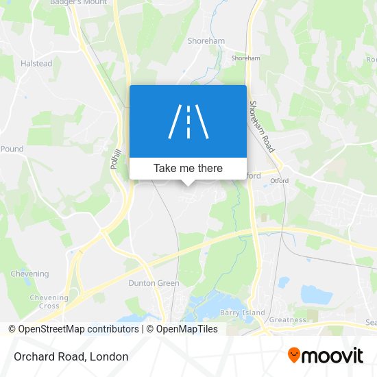 Orchard Road map