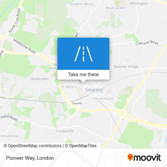 Pioneer Way map