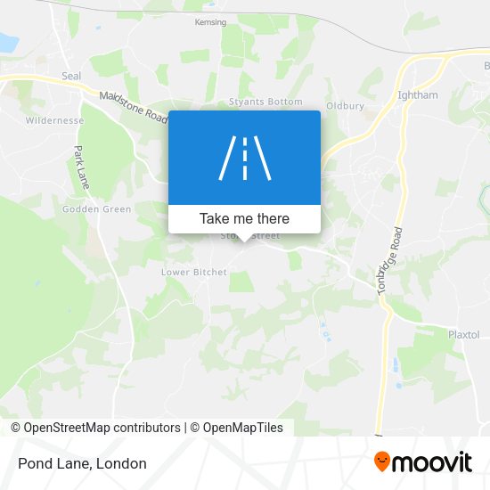 Pond Lane map