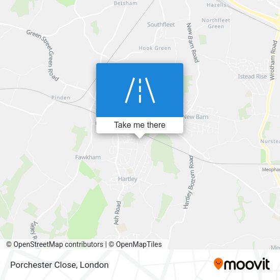 Porchester Close map