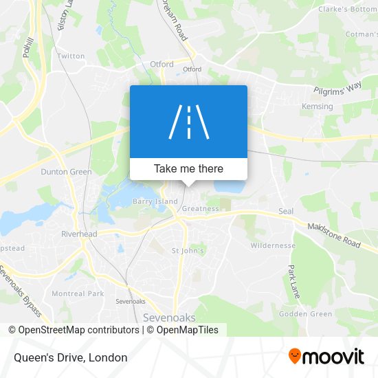 Queen's Drive map