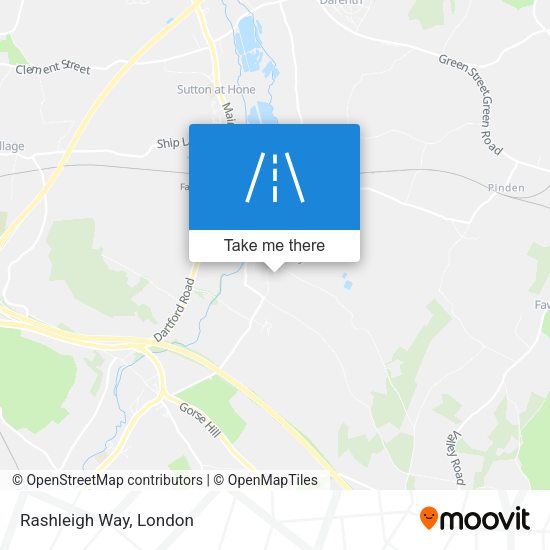 Rashleigh Way map