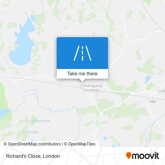 Richard's Close map