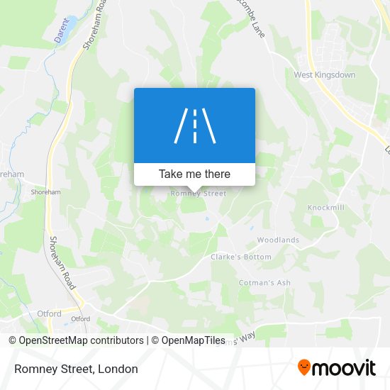 Romney Street map