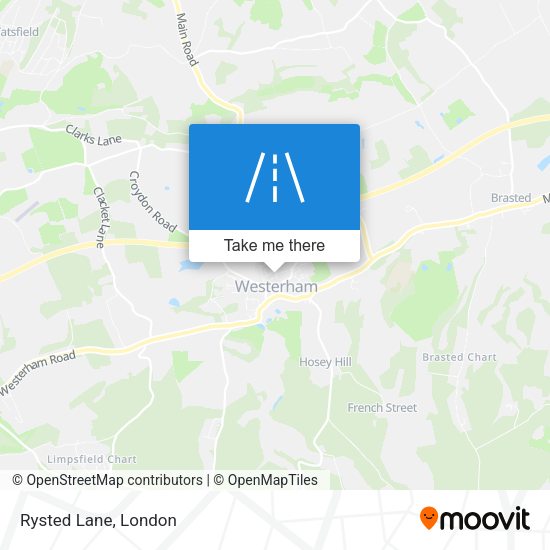 Rysted Lane map