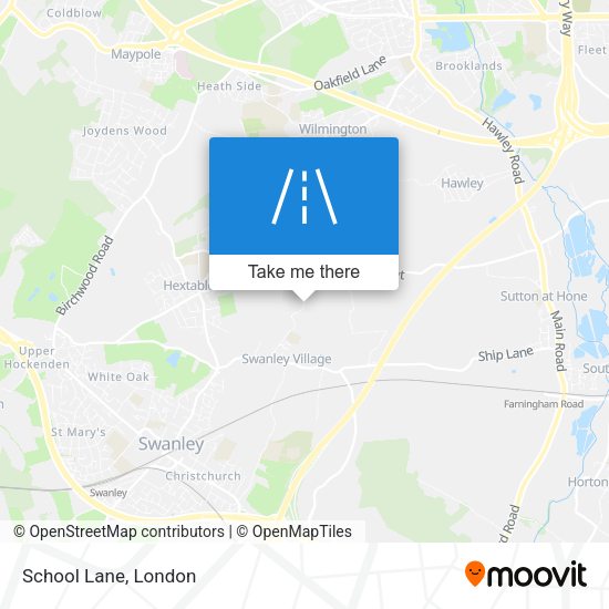 School Lane map