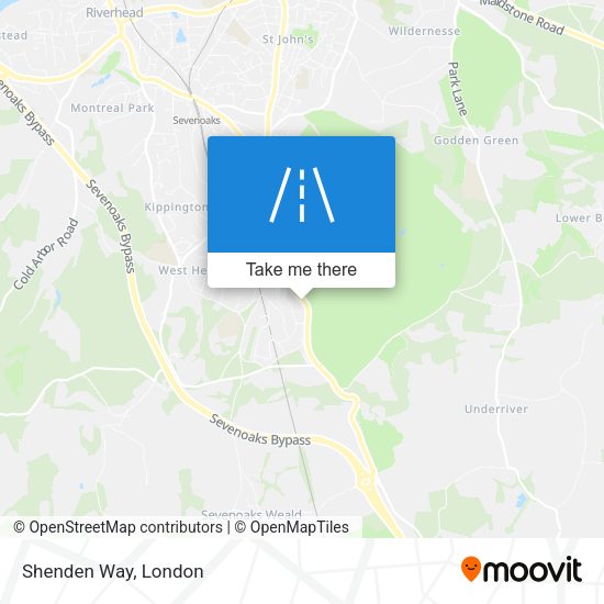 Shenden Way map