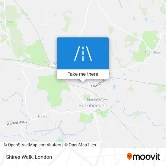 Shires Walk map