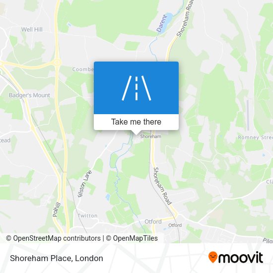 Shoreham Place map
