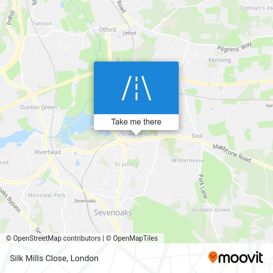 Silk Mills Close map