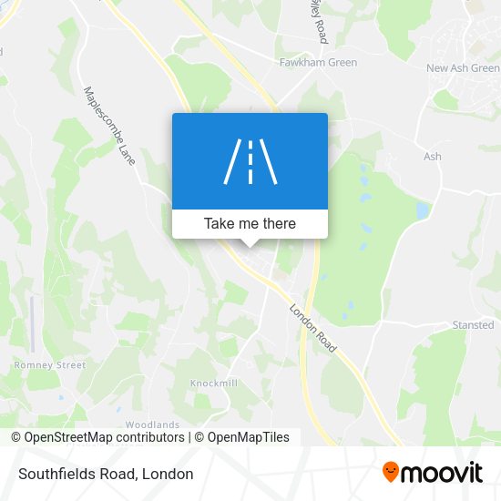 Southfields Road map