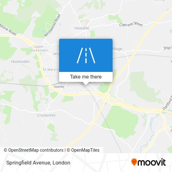 Springfield Avenue map