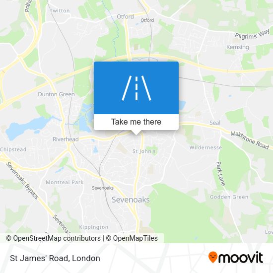 St James' Road map
