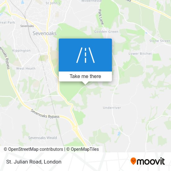 St. Julian Road map