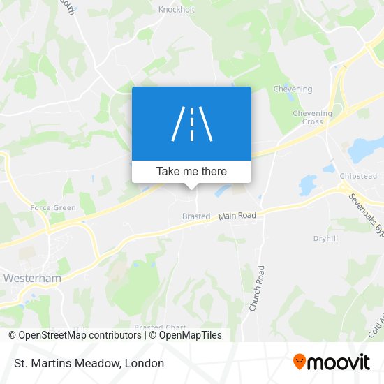 St. Martins Meadow map