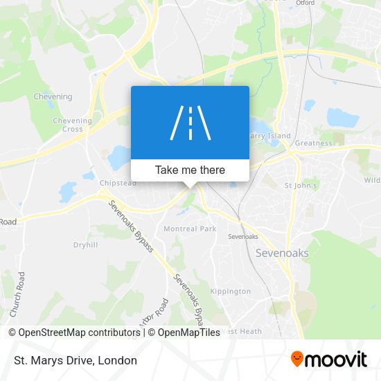 St. Marys Drive map