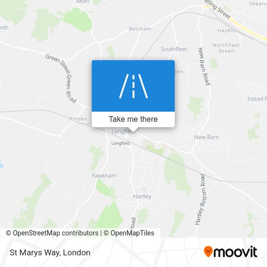 St Marys Way map