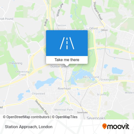 Station Approach map