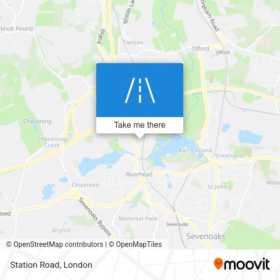 Station Road map