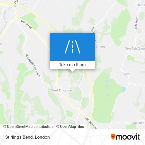 Stirlings Bend map