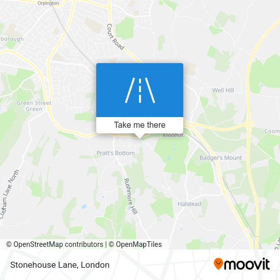 Stonehouse Lane map