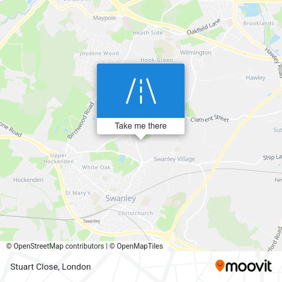 Stuart Close map