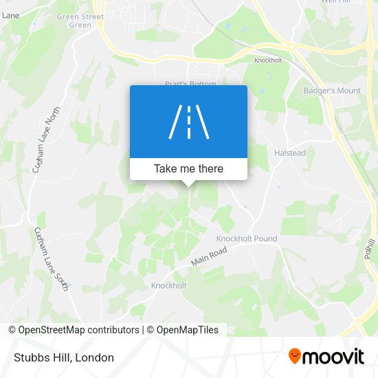 Stubbs Hill map