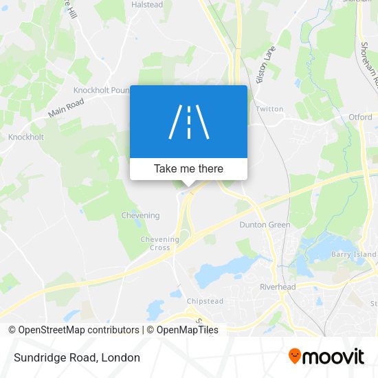 Sundridge Road map