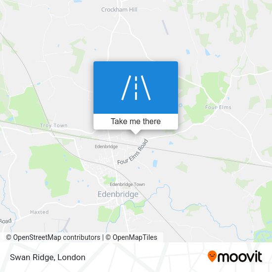 Swan Ridge map