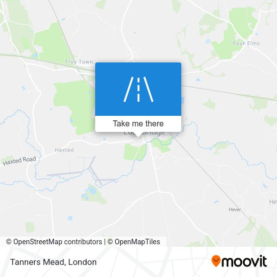 Tanners Mead map