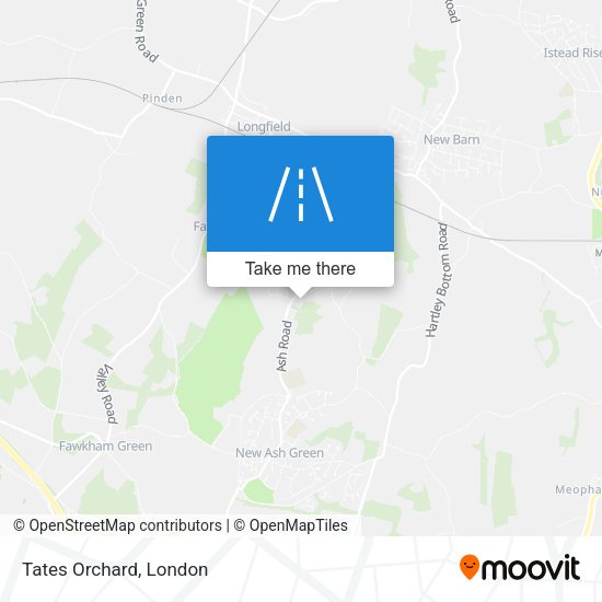 Tates Orchard map