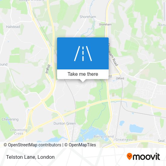 Telston Lane map