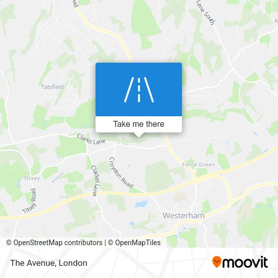 The Avenue map