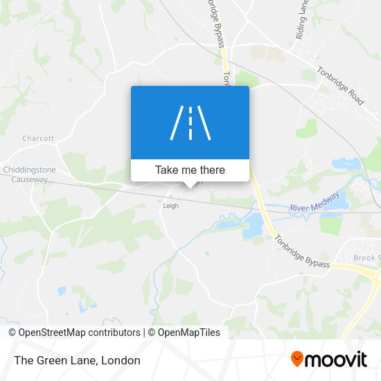 The Green Lane map