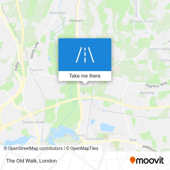 The Old Walk map