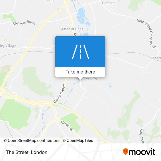 The Street map