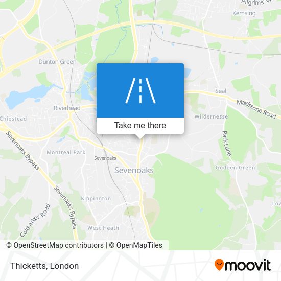 Thicketts map