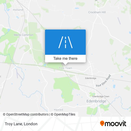 Troy Lane map