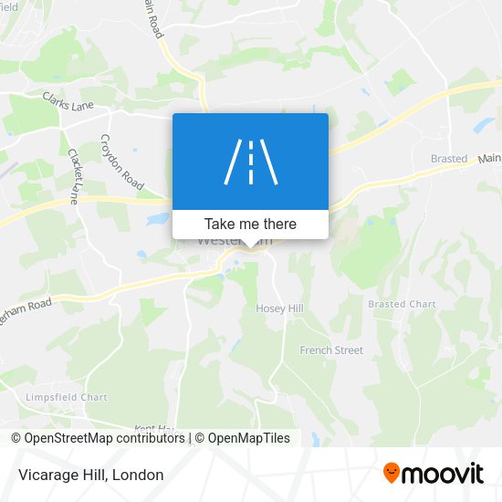 Vicarage Hill map