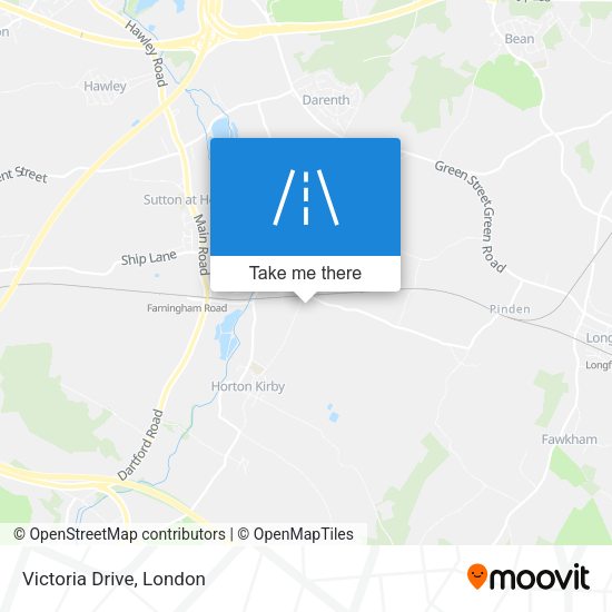 Victoria Drive map