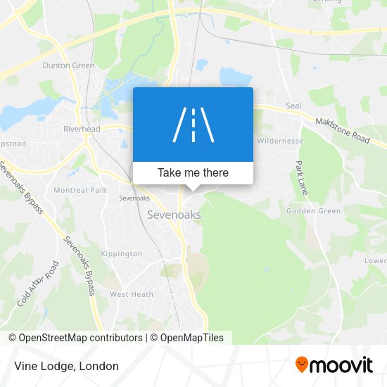 Vine Lodge map
