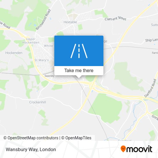 Wansbury Way map
