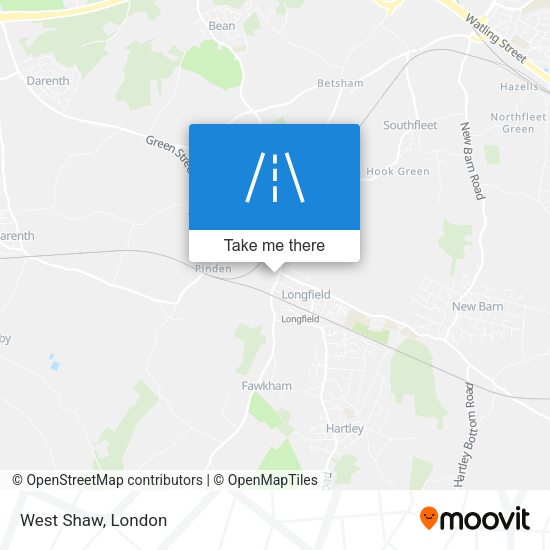 West Shaw map