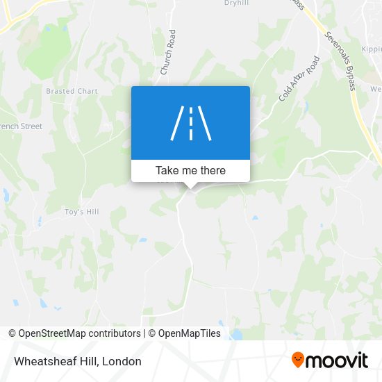 Wheatsheaf Hill map