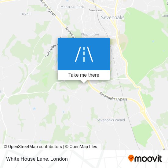 White House Lane map