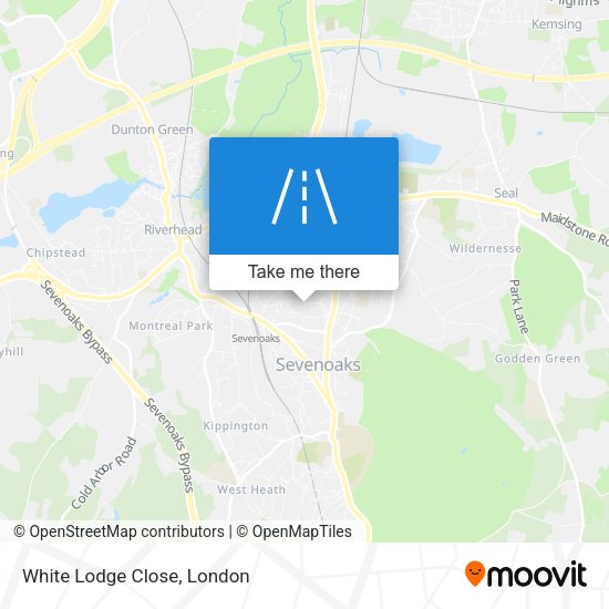 White Lodge Close map
