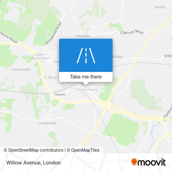Willow Avenue map