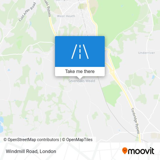 Windmill Road map