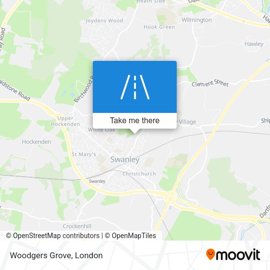 Woodgers Grove map